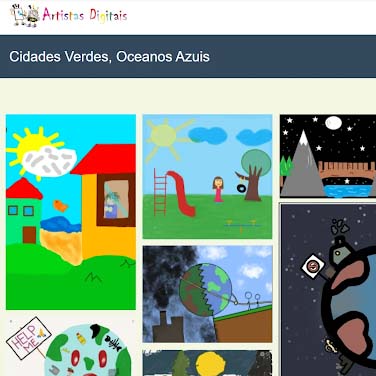 Os nossos artistas digitais participam no concurso "Cidades Verdes, Oceanos Azuis"