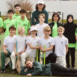 SJS Students Make History by Competing in the Inaugural Inter-schools Cricket Tournament