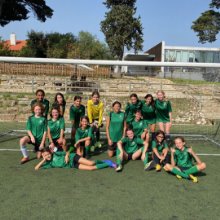 SJS Division 4 Girls Win First Football Match Against OIS