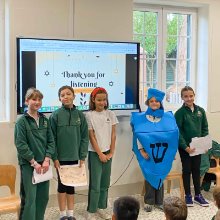 Upper Primary Students Lead Assemblies About Hanukkah 