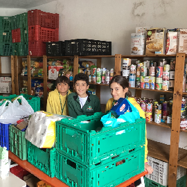 Primary House Captains Join Food Bank Deliveries