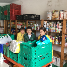 Primary House Captains Join Food Bank Deliveries