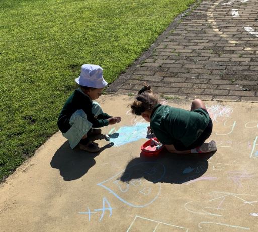 Reception Students Bury Capsules For The Future