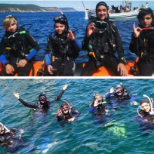 SJS Has 4 New Open Water Divers!