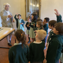 1º ano visita Palácio Nacional de Queluz 